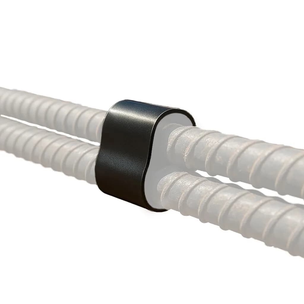 Badger Rebar Products Concrete Rebar Splice Clips 50 Count | Secure Reinforcement, Eliminates Wire Tying