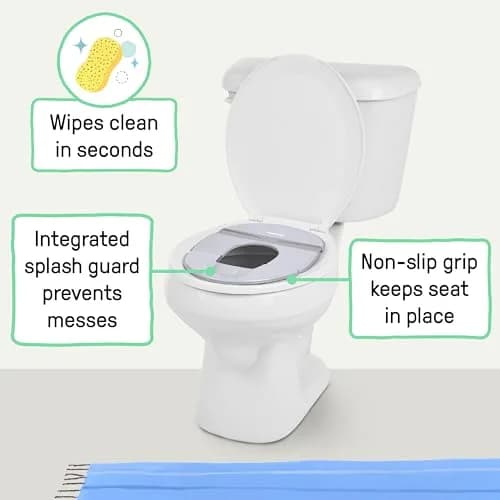 Ingenuity Foldaway Travel Potty Seat with Storage Bag | Portable Toddler Potty for Travel thumbnail 6