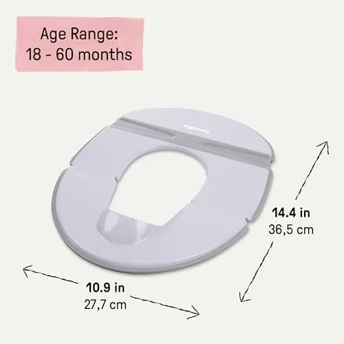 Ingenuity Foldaway Travel Potty Seat with Storage Bag | Portable Toddler Potty for Travel thumbnail 7