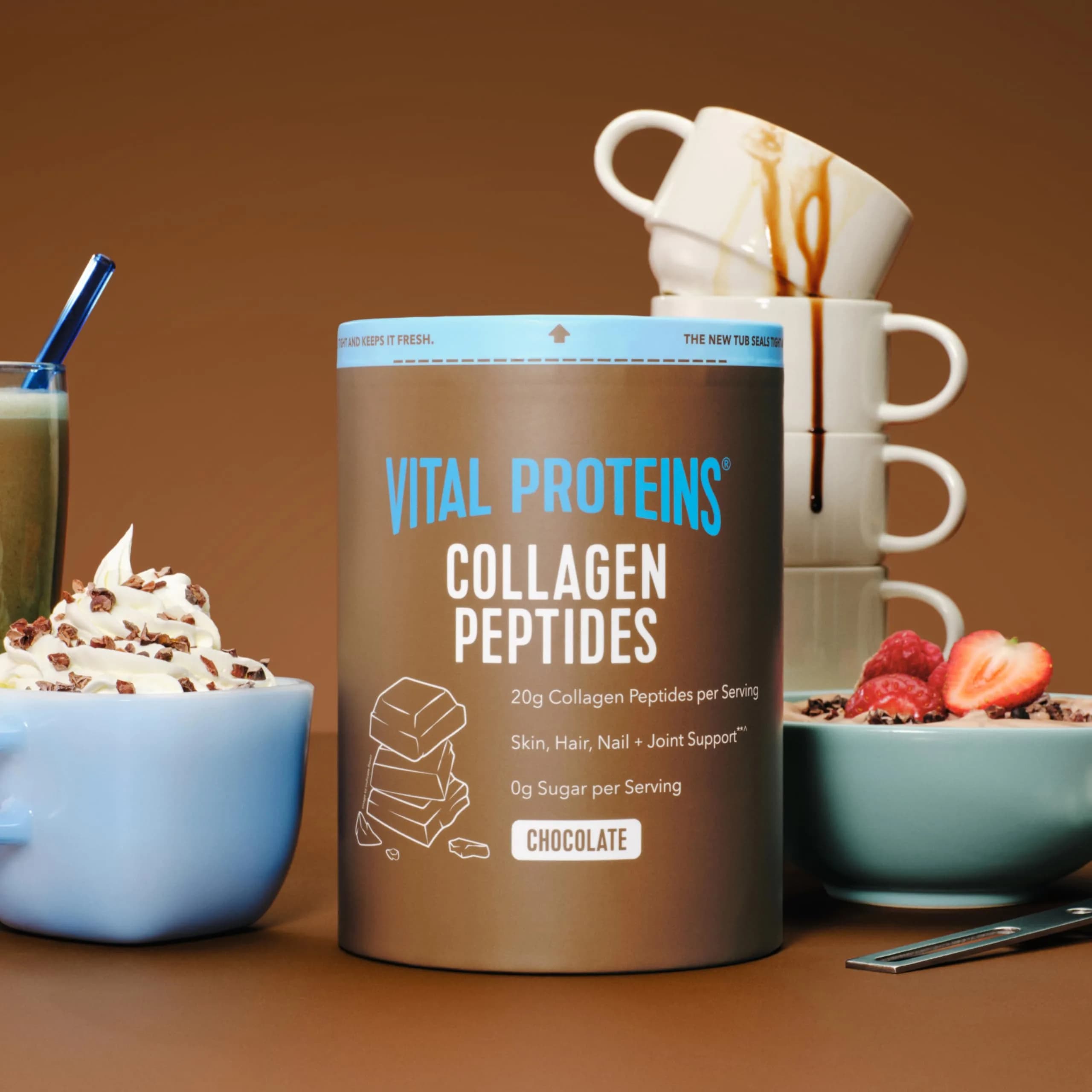 Vital Proteins Grass Fed Collagen Powder Supplement Unflavored | Hydrolyzed Collagen for Skin, Hair, Nail & Joint Health - view 2