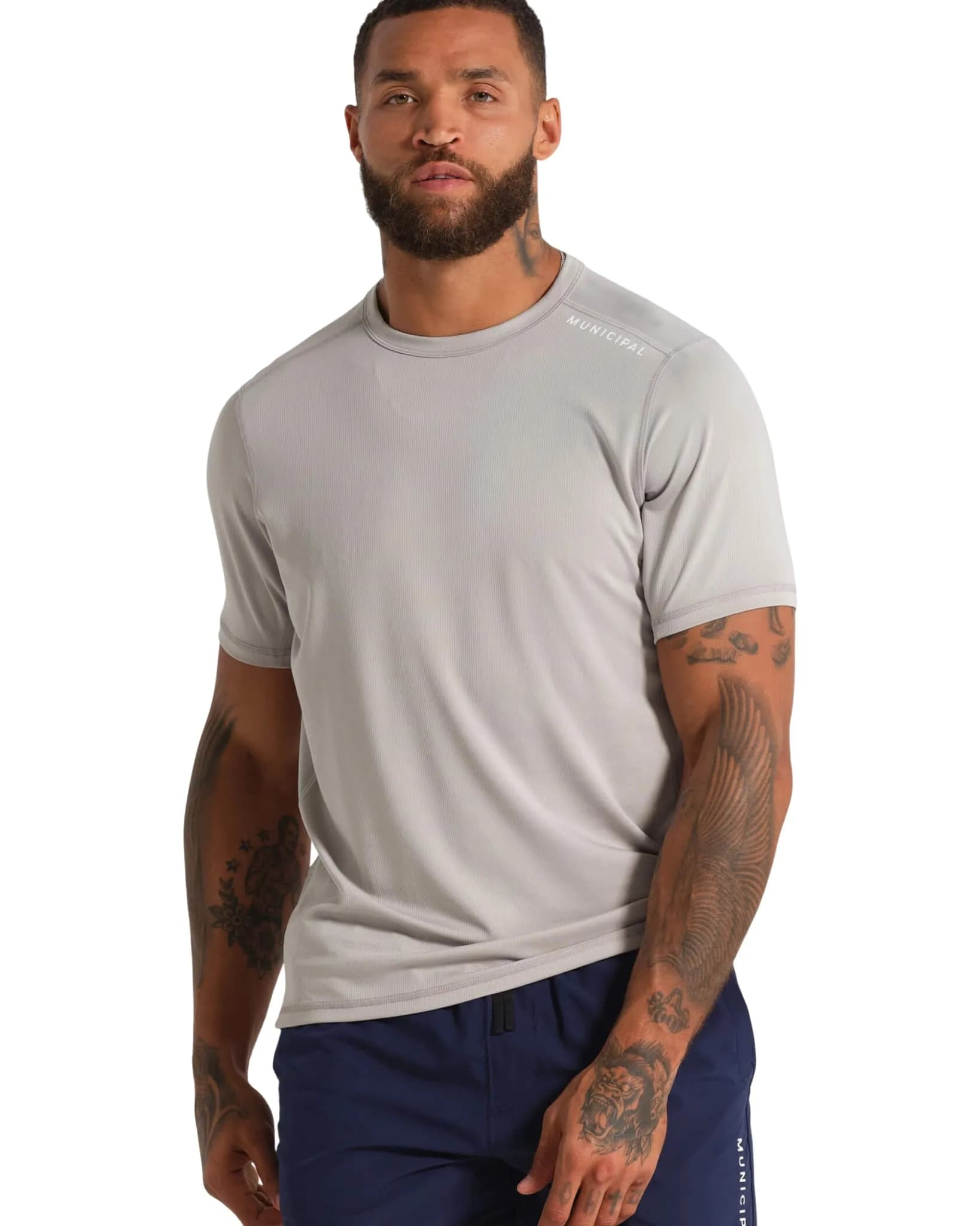 MUNICIPAL SportCross Tech Short Sleeve T-Shirt Large | Rapid Moisture Control for Outdoor Fitness - main product image