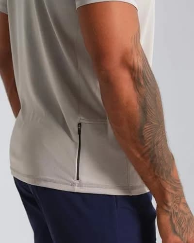 MUNICIPAL SportCross Tech Short Sleeve T-Shirt Large | Rapid Moisture Control for Outdoor Fitness thumbnail 4