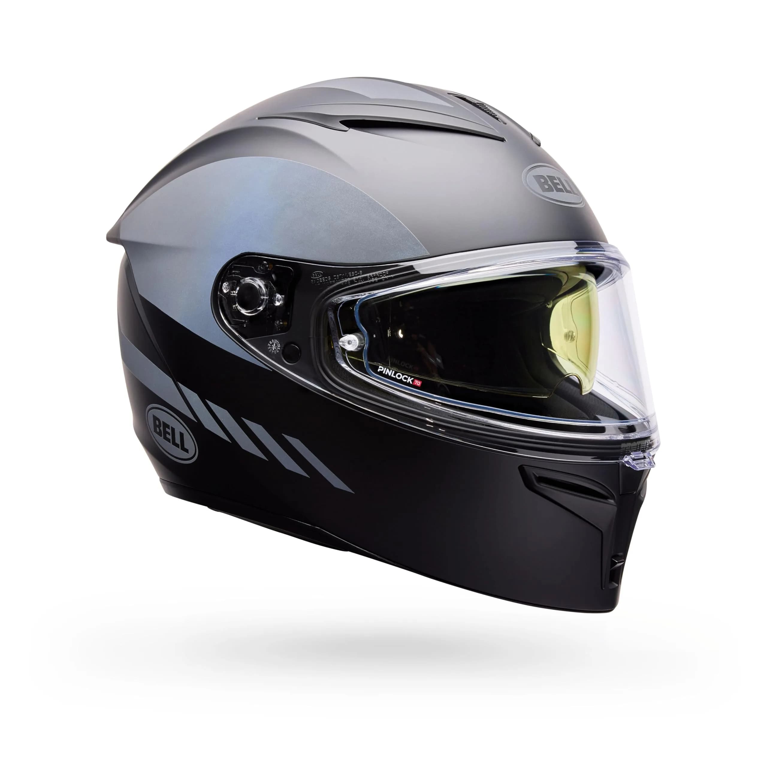 BELL Lithium MIPS Helmet White/Gray Tech 2X-Large | Superior Impact & Sun Shield — Black Night Rider / Large