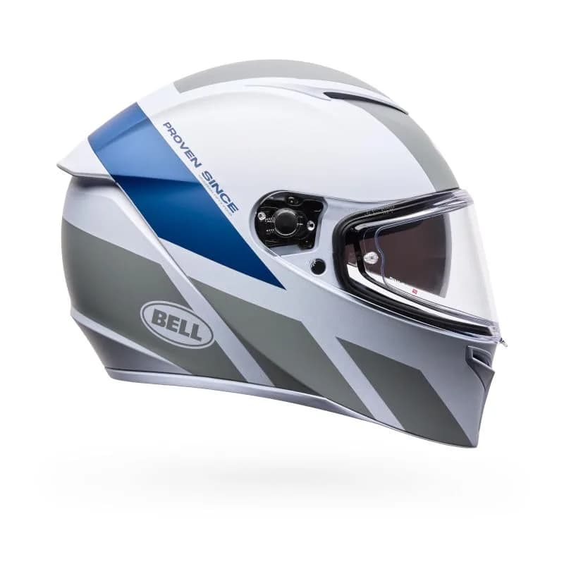 BELL Lithium MIPS Helmet White/Gray Tech 2X-Large | Superior Impact & Sun Shield - main product image