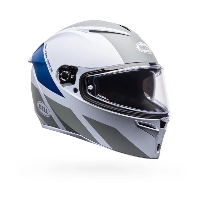BELL Lithium MIPS Helmet White/Gray Tech 2X-Large | Superior Impact & Sun Shield thumbnail 3