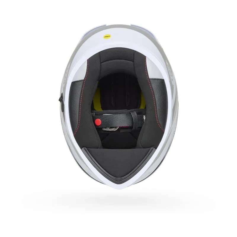 BELL Lithium MIPS Helmet White/Gray Tech 2X-Large | Superior Impact & Sun Shield thumbnail 9