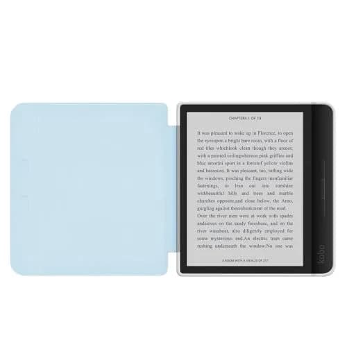 YoungMe Ultra Clear TPU Case for Kobo Libra Colour 2024 Released (7") | Auto Sleep/Wake, Light Blue thumbnail 7