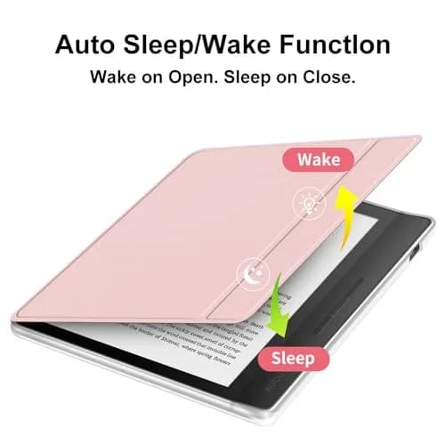YoungMe Clear Case for Kobo Libra Colour 2024 Released 7" | Auto Sleep Wake TPU Cover thumbnail 2