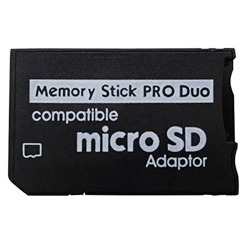 Funturbo Micro SD to Memory Stick PRO Duo Adapter 2-Pack | Compatible with PSP, Camera, Handycam thumbnail 2