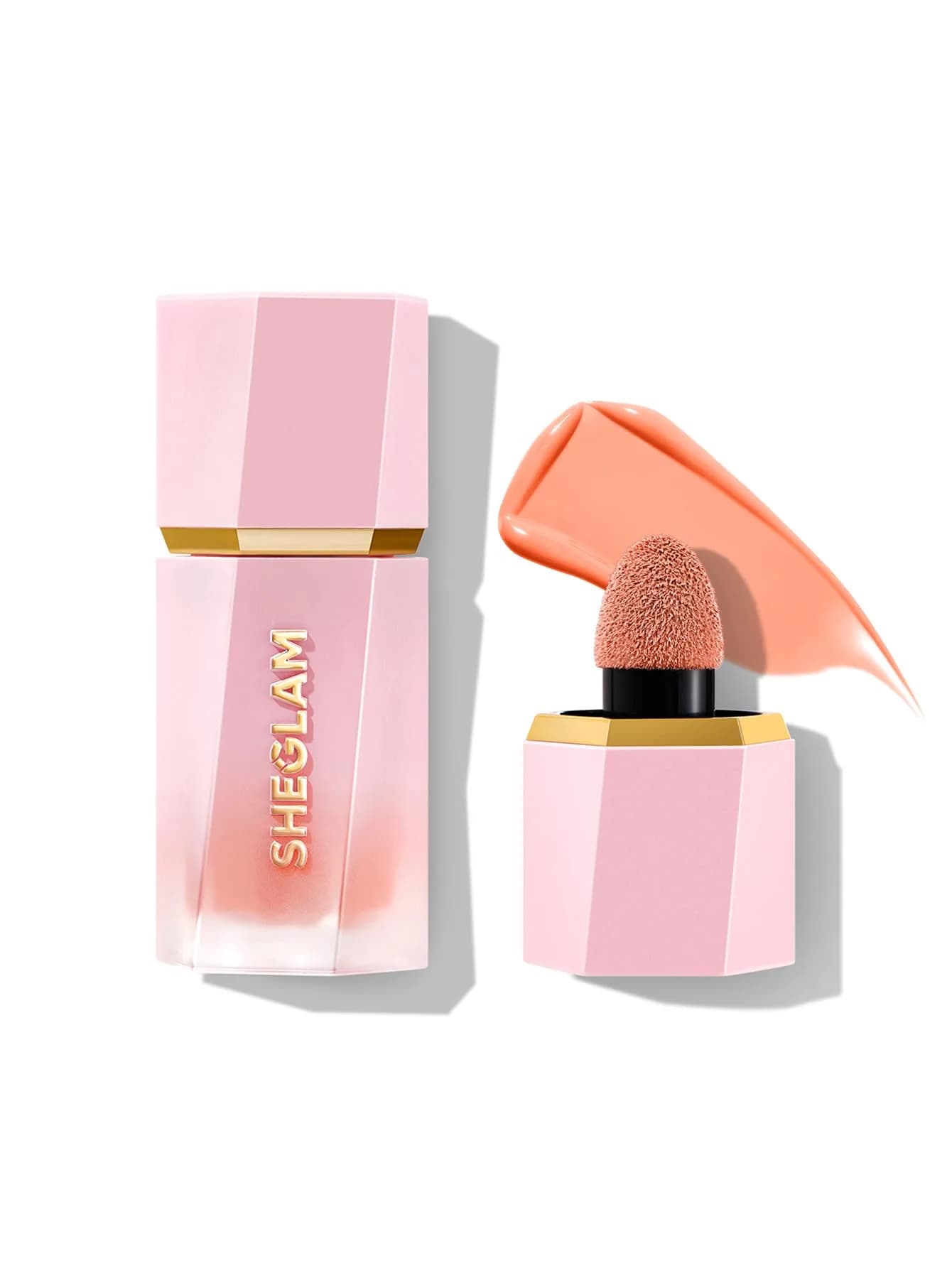 SHEGLAM Color Bloom Liquid Blush - Coral Glow Matte Finish 5.2ml | Hydrating Gel-Cream - main product image