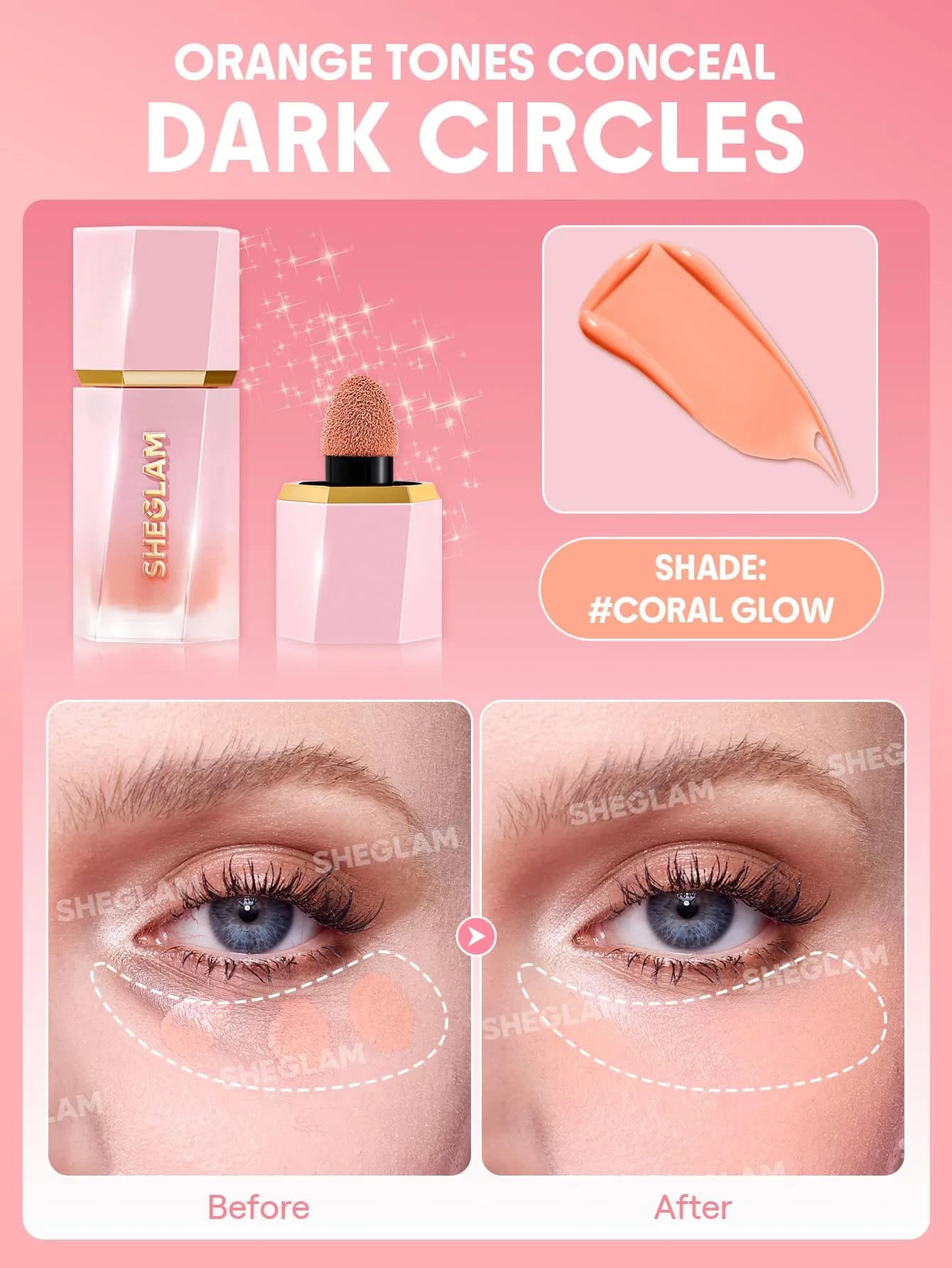 SHEGLAM Color Bloom Liquid Blush - Coral Glow Matte Finish 5.2ml | Hydrating Gel-Cream - view 2