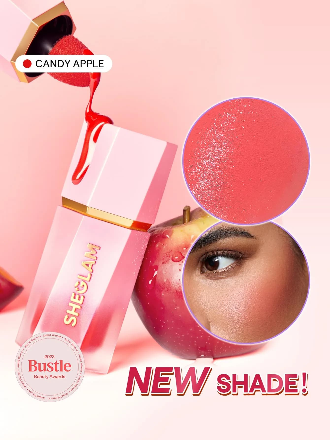 SHEGLAM Color Bloom Liquid Blush - Candy Apple Matte Finish | Hydrating Gel-Cream 5.2ml - view 2