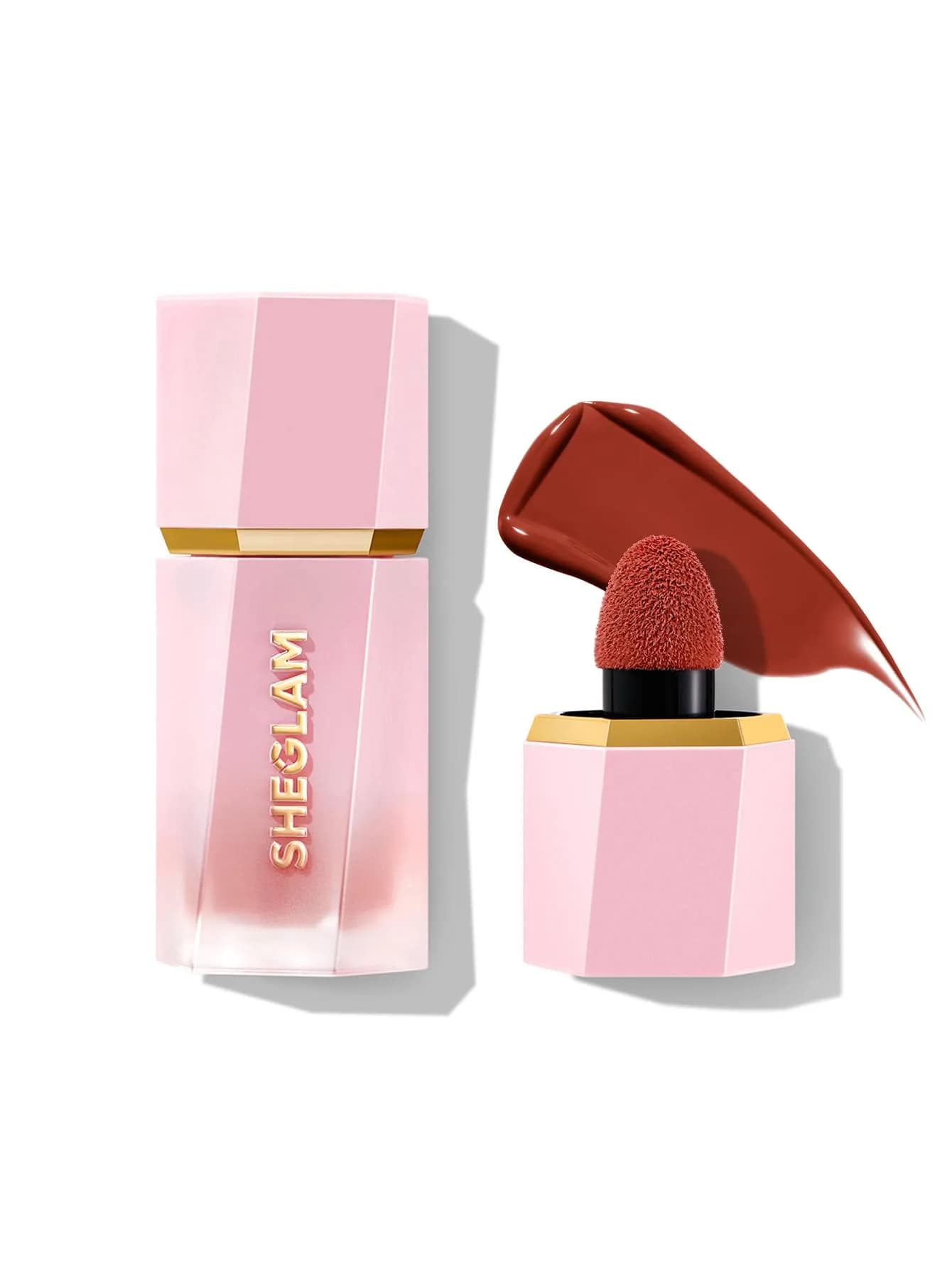 SHEGLAM Color Bloom Liquid Blush - Fine Carmine | Matte Finish, Hydrating Gel-Cream - main product image