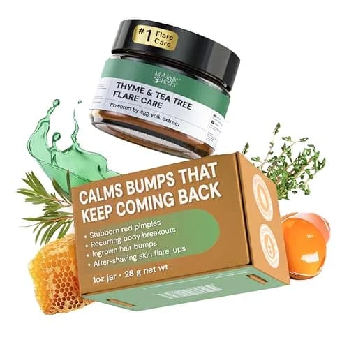 MyMagicHealer Thyme & Tea Tree Flare Care Salve 29.57 ml (1 oz) | Soothes Breakout-Prone Skin, Ingrown Hair & Bumps thumbnail 1