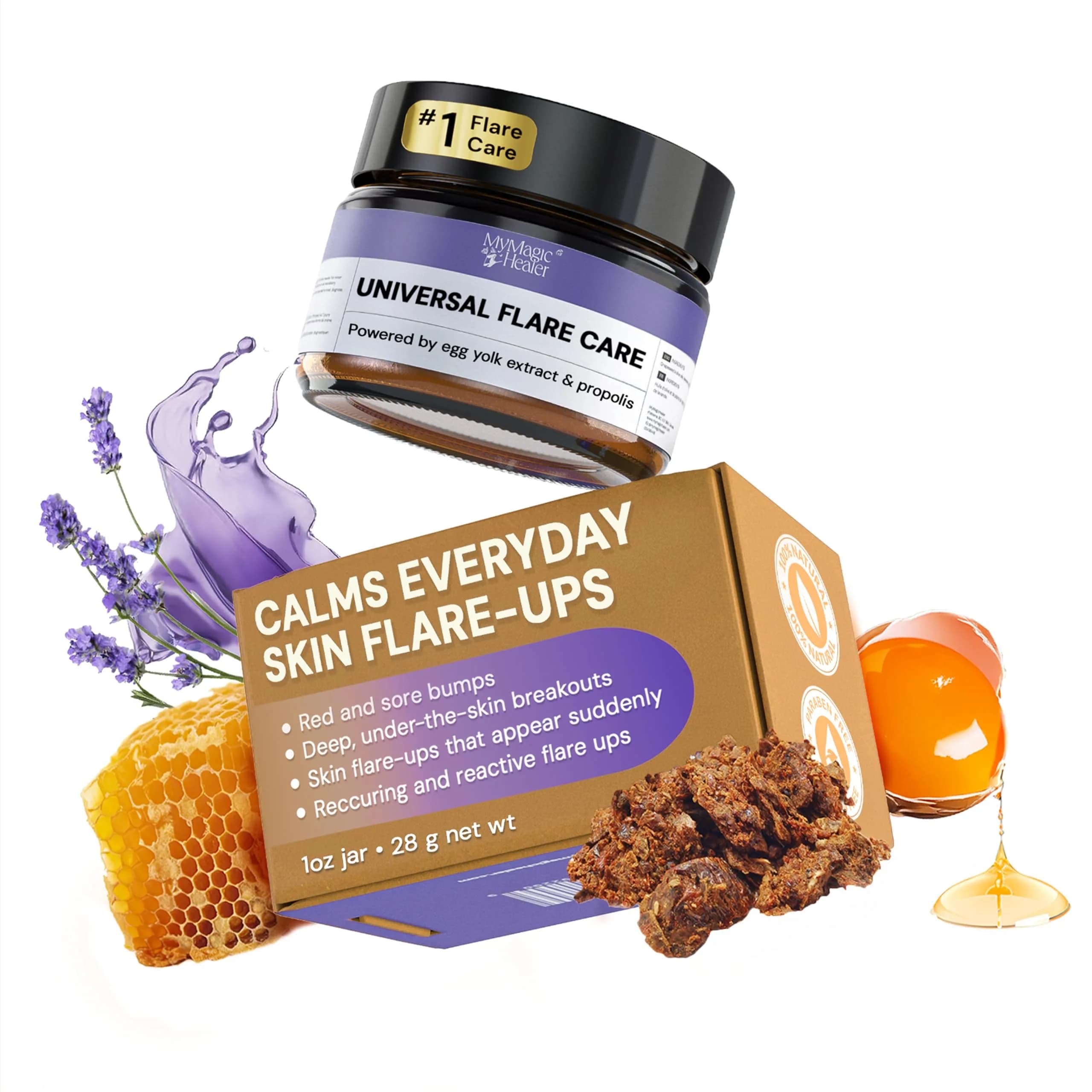 MyMagicHealer Universal Flare Care Drawing Salve 1 oz (28.35 g) | For Boils, Cysts & Irritated Skin - main product image