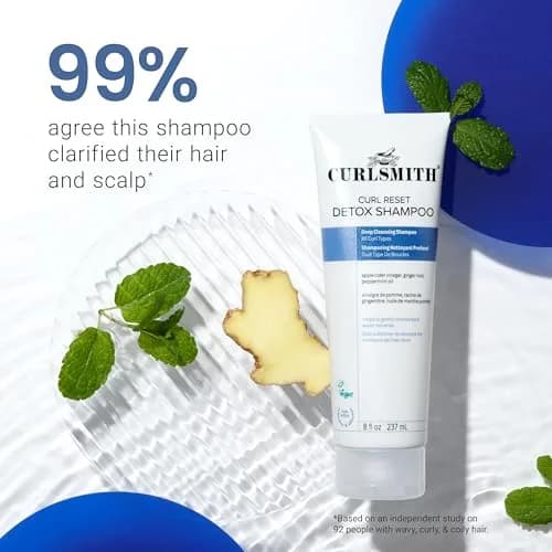 CURLSMITH Curl Reset Detox Shampoo 8 oz | Gentle Clarifier for All Curl Types thumbnail 6