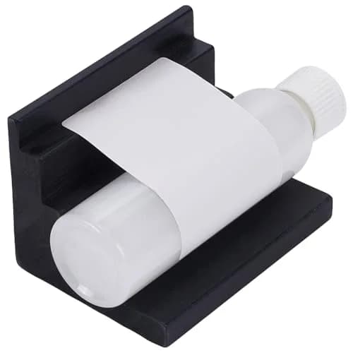 FINGERINSPIRE Bottle Labeling Machine 4x2.8x3inch Black Bottles Label Makers Pine Wood Labeler Wooden Labeling Wizard Tools Labels Stickers Applicator Tool for Jars Essential Oils | Compact & Easy to Use thumbnail 1