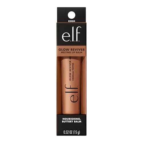 e.l.f. Glow Reviver Melting Lip Balm Vanilla Toffee Tinted | Hydrating & Glossy with Hyaluronic Acid & Butters thumbnail 9