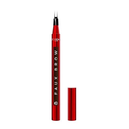 L'Oreal Paris Faux Brow Hair-Like Filling Eyebrow Pen, Dark Brunette | Natural, Waterproof, 2-Day Wear thumbnail 1
