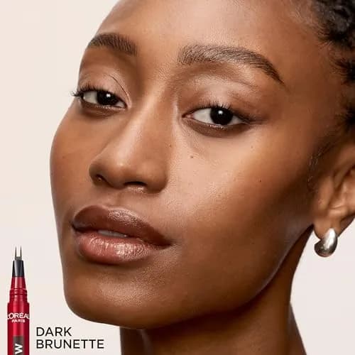 L'Oreal Paris Faux Brow Hair-Like Filling Eyebrow Pen, Dark Brunette | Natural, Waterproof, 2-Day Wear thumbnail 7
