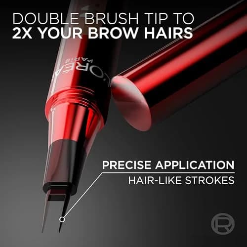 L'Oreal Paris Faux Brow Hair-Like Filling Eyebrow Pen, Dark Brunette | Natural, Waterproof, 2-Day Wear thumbnail 2