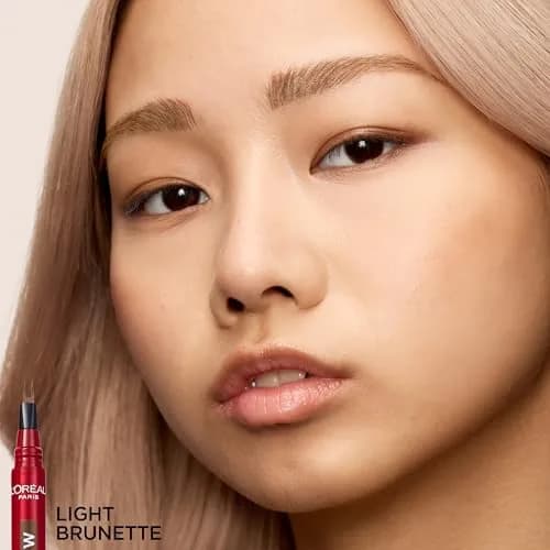 L'Oreal Paris Faux Brow Hair-Like Filling Eyebrow Pen Light Brunette | Natural, Precise & Waterproof thumbnail 7