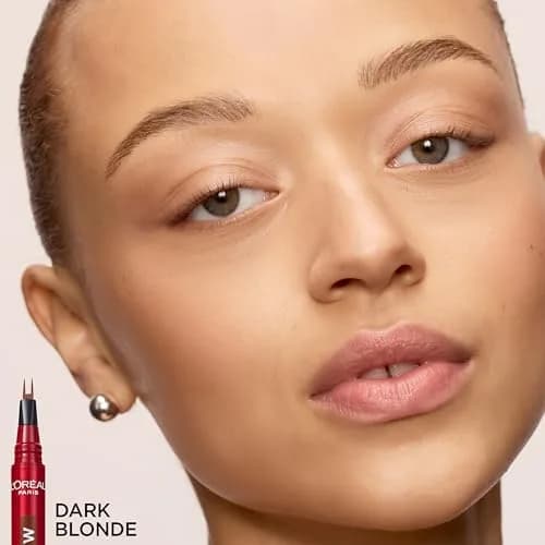 L'Oreal Paris Faux Brow Hair-Like Filling Eyebrow Pen Dark Blonde | Natural, Precise & Waterproof thumbnail 7
