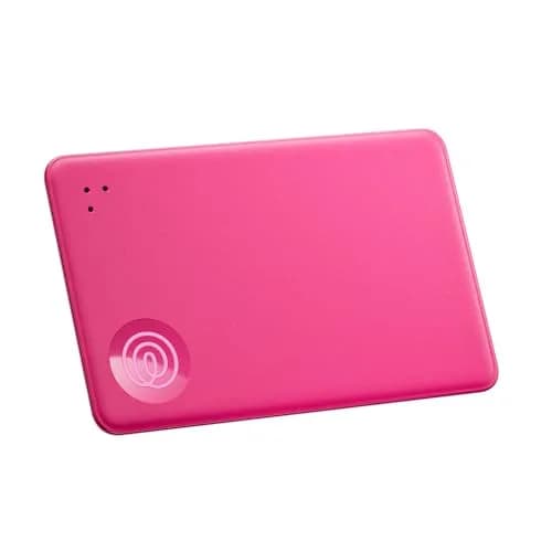 Life360 Tile Slim Wallet Finder & Bluetooth Tracker 1-Pack (Pink Punch) | Compatible with iOS & Android thumbnail 1