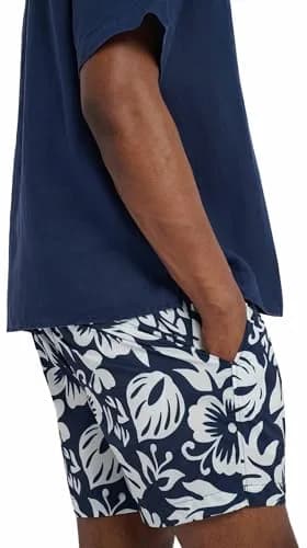 Onia Charles 5" Swim Trunk-Tropical Floral Deep Navy Multi | Quick-Dry Activewear thumbnail 4
