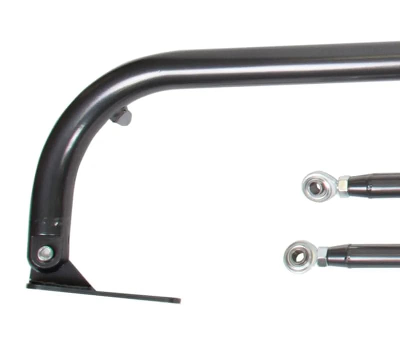 NRG Innovations Harness Bar, 49-Inch Universal Roll Bar for Racing Seats & 4/5/6 Point Harness, Midsize Vehicle Fit, Titanium, NRG-HBR-002TI | 49-inch steel roll bar for racing safety - main product image