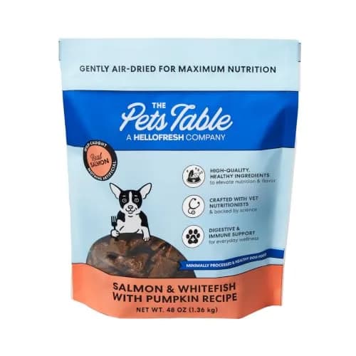 The Pets Table Air Dried Dog Food Salmon & Whitefish 3 lb | Grain-Free, Omega-Rich, Wholesome Nutrition thumbnail 1