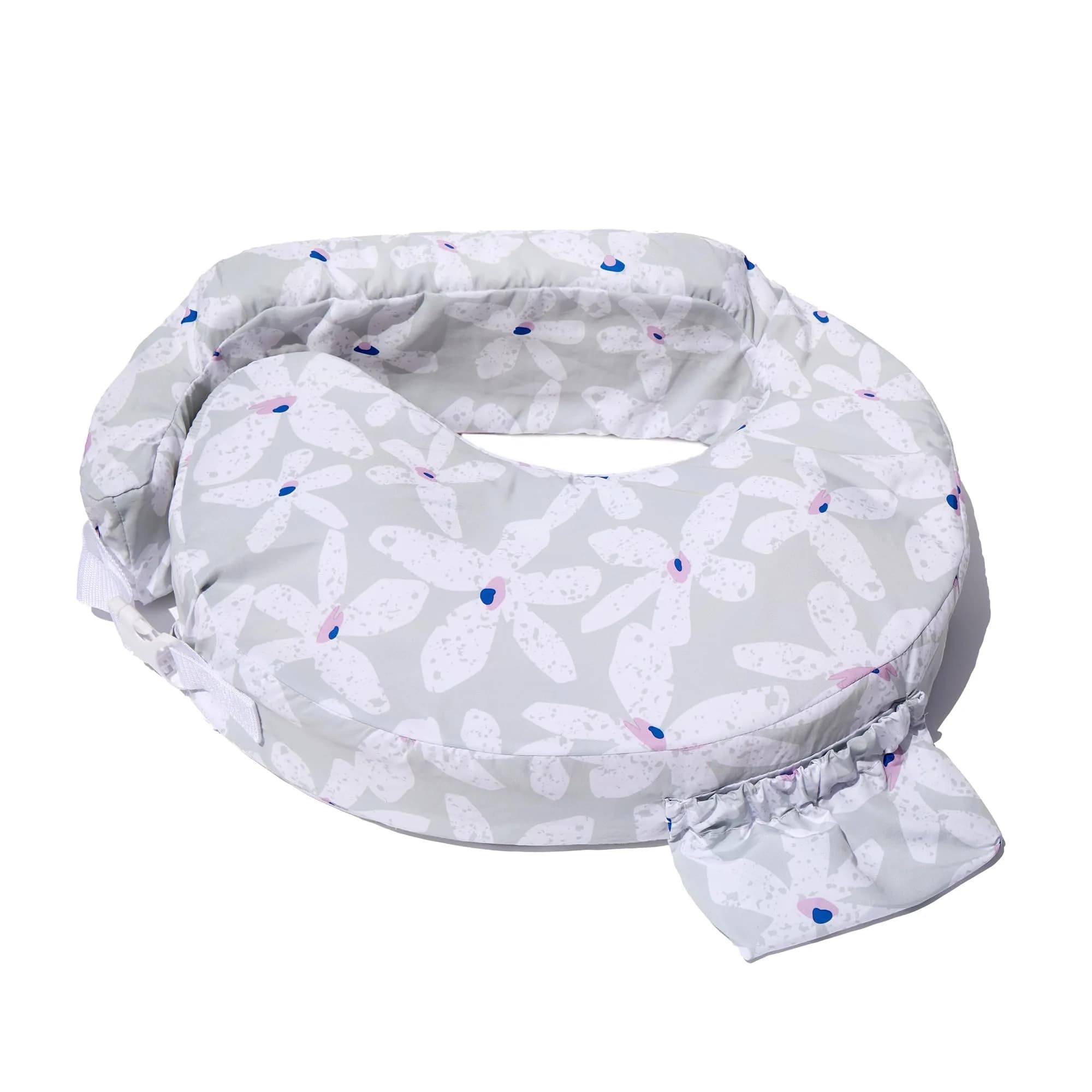 My Brest Friend Original Nursing Pillow Platinum Posies | Ergonomic Support for Mom & Baby
