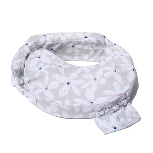 My Brest Friend Original Nursing Pillow Platinum Posies | Ergonomic Support for Mom & Baby thumbnail 1