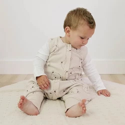 Woolino 4 Season Baby Sleep Bag with Feet Opening | Australian Merino Wool & Organic Cotton, Toddler 18-36mo thumbnail 4
