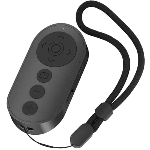 Aistraunix Black Wireless Remote Control for TikTok & Smartphones | 10m (33ft) Range thumbnail 1