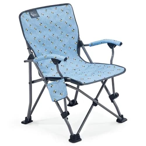 Busy Bee Kids Camping Chair High Back Supports 125 Lbs | Breathable & Portable for Outdoor Fun thumbnail 1