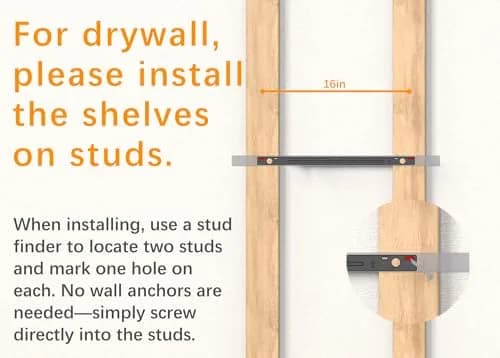 BAYKA Floating Shelves 22.5in | Modern Wall Decor for Bathroom Bedroom Kitchen thumbnail 9