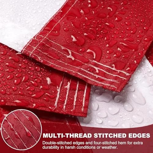 MixOra American Flags for Outside 3x5 ft Heavy Duty | Embroidered Stars & Stripes, Waterproof, Tear Proof thumbnail 4