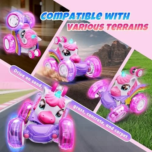 Motivekit Unicorn Stunt RC Car 12.7cm (5 inches) | ASTM-Tested Educational Toy for Kids 3+ thumbnail 2