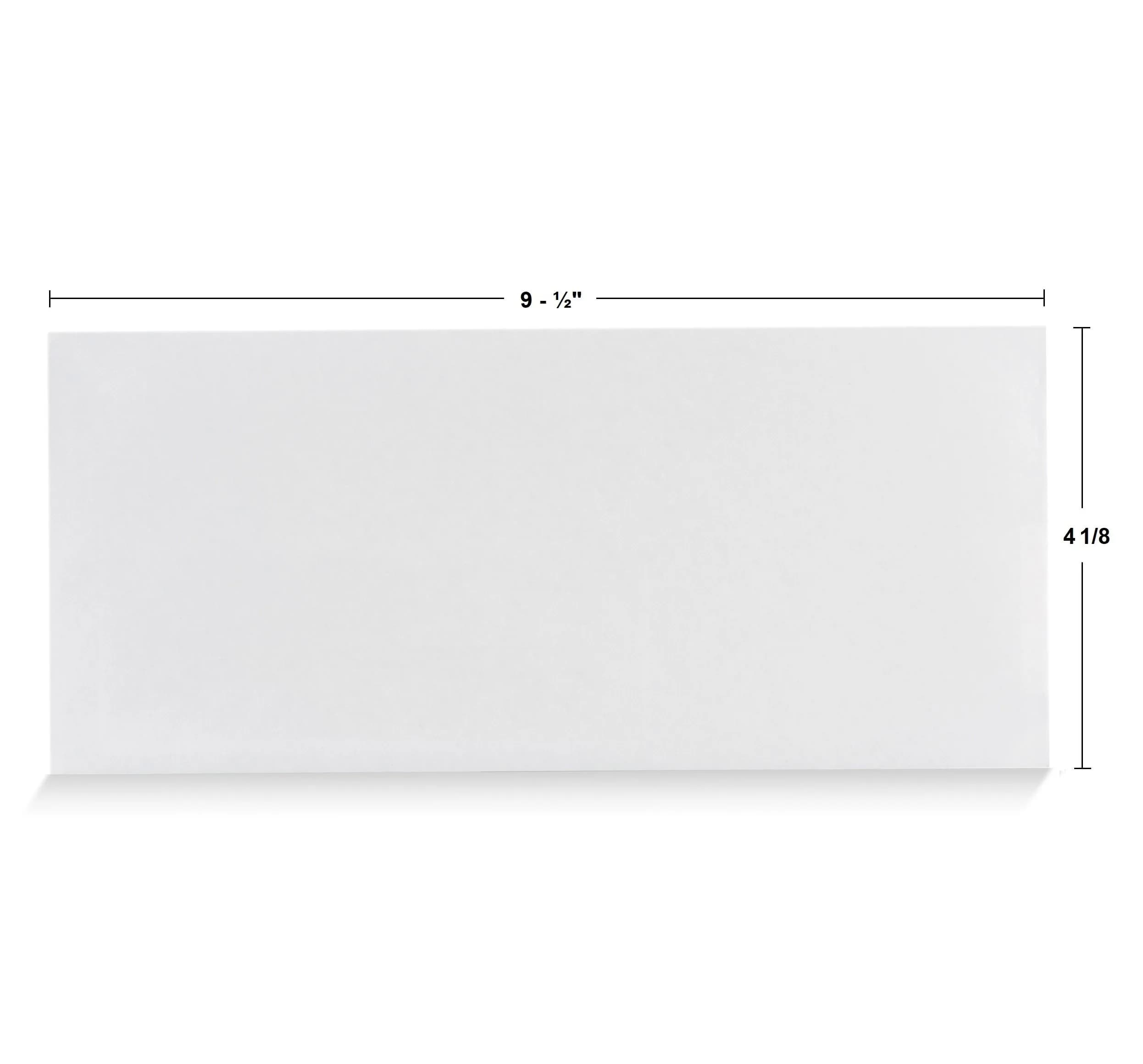 Aimoh Security Tinted Self-Seal Envelopes #10 Size (4-1/8 x 9-1/2 Inches) - White - 2,400 Count - view 2