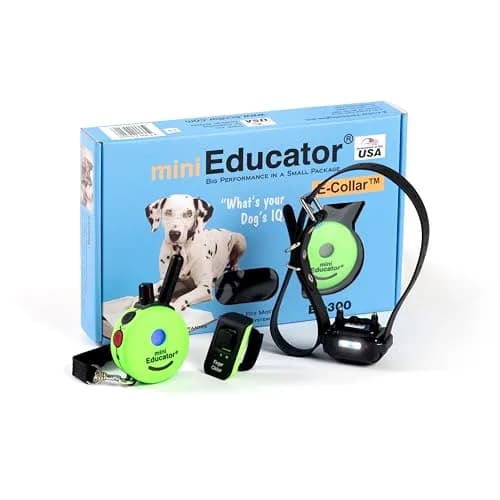 Mini Educator ET-300 Green Animal Collar | 1/2 Mile Range, Humane Vibration & Tone thumbnail 1