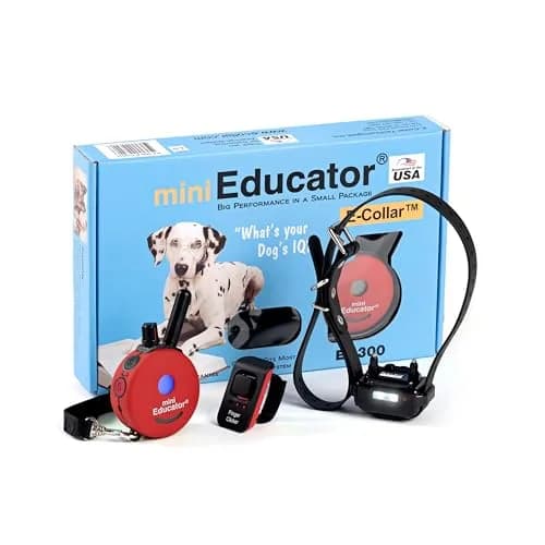 Mini Educator ET-300 Remote Dog Training Collar, Red | 1/2 Mile Range, Humane Vibration & Tone thumbnail 1