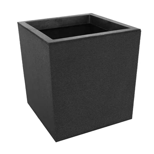 Tierra Verde Citadel Horizon Self-Watering Planter, 13" x 14" | Eco-Friendly Indoor/Outdoor Square thumbnail 1
