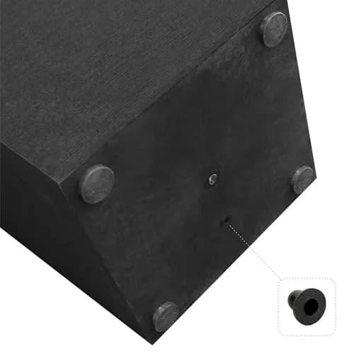 Tierra Verde Citadel Horizon Self-Watering Planter, 13" x 14" | Eco-Friendly Indoor/Outdoor Square thumbnail 3