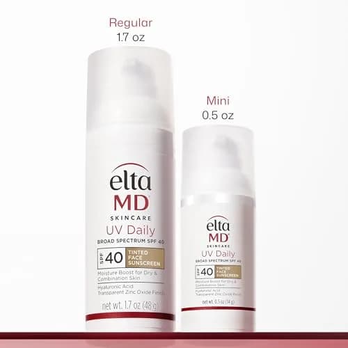 EltaMD UV Daily Tinted Face Sunscreen Moisturizer SPF 40 15ml (0.5 oz) | Broad Spectrum Protection thumbnail 3