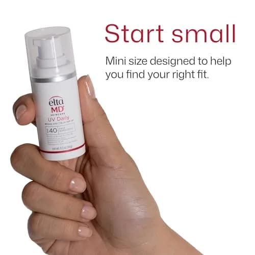 EltaMD UV Daily SPF 40 Untinted Face Sunscreen Moisturizer with Hyaluronic Acid, 0.5 oz - USA Import for Indian Skin - view 2