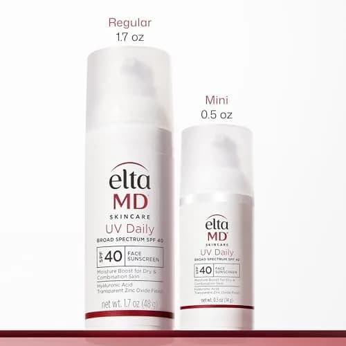 EltaMD UV Daily SPF 40 Untinted Face Sunscreen Moisturizer with Hyaluronic Acid, 0.5 oz - USA Import for Indian Skin - view 3