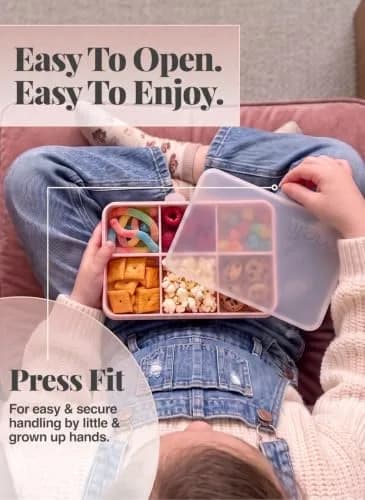 melii Snackle Box 6-Compartment Rainbow | BPA-Free Food Storage for Kids & Travel thumbnail 6