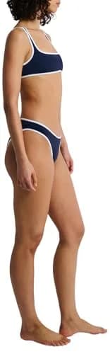 Onia Milly Bikini Bottom Low Rise | Moderate Coverage with Contrast Binding thumbnail 2