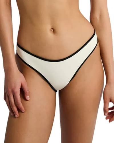 Onia Milly Bikini Bottom Low Rise | Moderate Coverage, Nylon Blend, USA Import thumbnail 1